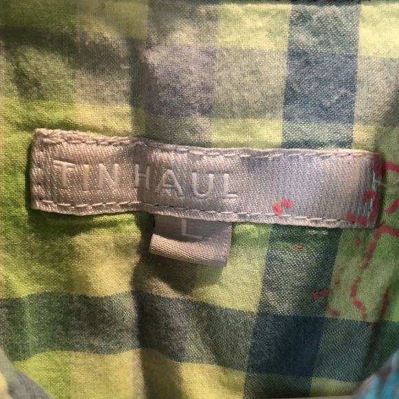 Women’s Sz L Tin Haul Pearl Snap Button Up Shirt - Picture 4 of 4